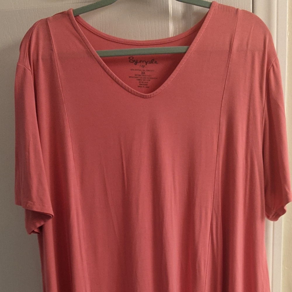 Ladies peach top